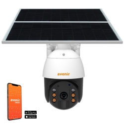 Avenir av-s424 dome solar smart güvenlik kamerası 4g sim 2mp 3.6mm wi-fi ptz renkli gece görüş harekete duyarlı