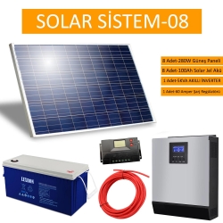 Güneş enerji paneli solar paket 08