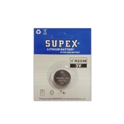 Supex pil düğme 2330 3v tekli