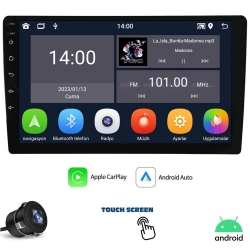 Tablet multimedya android 10 4+64gb carplay navigold ts-18