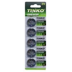 Tinko pil düğme 2430 3v 5li paket