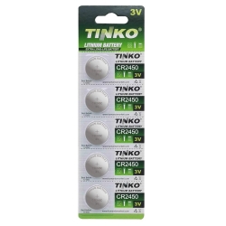Tinko pil düğme 2450 3v 5li paket