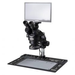 Weko wk-22479 20-130x 28mp 60fps 11.6 inch dijital büyüteç - trinoküler mikroskop