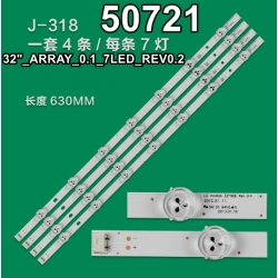Wkset-5721 35263x4 32_array_0.1_7led_rev0.2 4 adet led bar