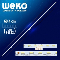 056380270201L61500074T11B77G2477G64 760.01N1T.0002  55L 6*10 - 60 Ledli  (60.4 Cm) - Tv Led Bar