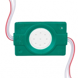 12 Volt 2.4 Watt Yeşil COB LED Modül - 40X22 Mm