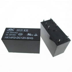 12 Volt Röle Çift Kontak