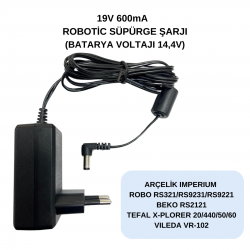 19V 600mA ROBOTİC SÜPÜRGE ŞARJI ARÇELİK-BEKO-TEFAL