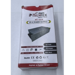 Hightek HT1214 25V 25A 600W Metal Kasa Adaptör