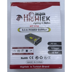 Hightek HT1114 12V 8,5A 100W Metal Kasa Adaptör
