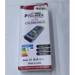 Hightek HT-1300 5V 40A 200w İnce Metal Kasa Adaptör - LED Driver
