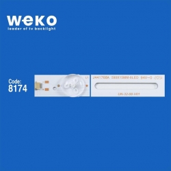 32Inch Universal Dled 3V 1W 8 Ledli 59 Cm 1,8 Cm No:1596
