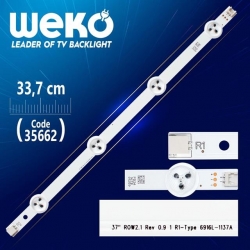 37' ROW2.1 REV 0.9 1 R1-TYPE 6916L-1137A - 33.7 Cm 4 Ledli - WK-1141 Led Tv Bar