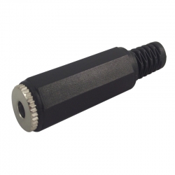 3.5 mm stereo dişi plastik jack fiş