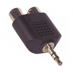 3.5 mm stereo erkek/2rca dişi çevirici jack