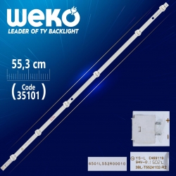 3bl-t5524102-r2 - 6501l552r00010 - 55.3 cm 6 ledli - (wk-850)