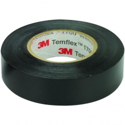 3M Temflex 1300E Siyah 10'Lu Paket Pvc İzole Bant 0.13X19x0.13Mm