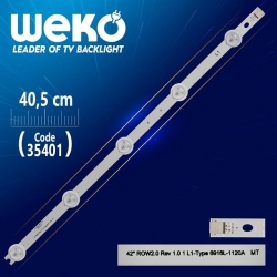 42' ROW2.0 REV 1.0 1 L1-TYPE 6916L-1120A MT - 40.5 Cm 5 Ledli - WK-988 Led Tv Bar