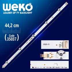 42' V14 SLİM DRT REV0.6 1 R2-TYPE 6916L 1685A - 6916L 1685B - 44.2 Cm 5 Ledli - (WK-817) Tv Led Bar
