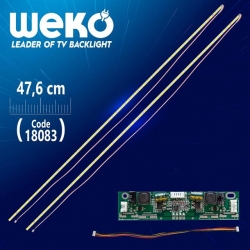 43'' Inch 51 Ledli 47 Cm Universal Tv E-Led Takımı