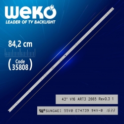 43 v16 art3 2665 rev0.3 1 - 6916l 2665a - 84.2 cm 7 ledli - (wk-1272)