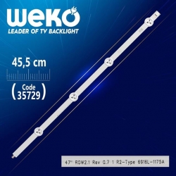 47' ROW2.1 REV0.7 1 R2 - TYPE - 6916L-1175A/6916L-1360A - 45.5 Cm 4 Ledli - (WK-1199) Tv Led Bar