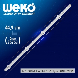 47 row2.1 rev 0.7 1 l1-type 6916l-1176a/6916l-1361a - 44.9 cm 4 ledli - (wk-1222)
