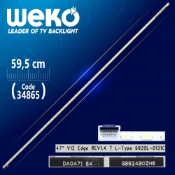 47 v12 edge rev1.4 7 l-type 6920l-0131c - 59.5 cm 48 ledli - (wk-723)