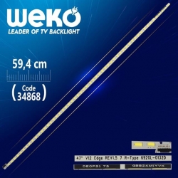 47' V12 EDGE REV1.5 7 R-TYPE 6920L-0132D - 59.4 Cm 54 Ledli - WK-726 Led Tv Bar
