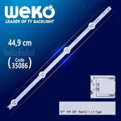 47' V14 DRT REV0.2 1 L1-TYPE - 6916L 1566A - 44.9 Cm 4 Ledli - (WK-123) Tv Led Bar