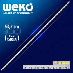 47' V5 EDGE FHD REV 0.1 3B-TYPE - 53.2 Cm 66 Ledli - WK-716 Led Tv Bar