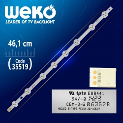 48dled_b-type_rev01 - 46.1 cm 8 ledli - (wk-101)