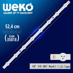 49' V15 DRT REV0.1 1 L2-TYPE - 52.4 Cm 8 Ledli - WK-1281 Led Tv Bar