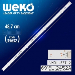 49' V16 ART3 2452 REV3.2 2 - (UHD) LEFT 2 - 48.7 Cm 4 Ledli - (WK-282) Tv Led Bar