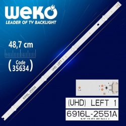 49' V16 ART3 2551 REV3.2 2 - (UHD) LEFT 1 - 48.7 Cm 4 Ledli - (WK-281) Tv Led Bar