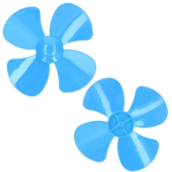 4 kanatli pervane mavi 10cm
