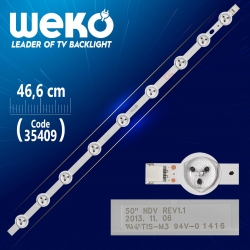 50 ndv rev1.1 - a type - 46.6 cm 9 ledli - (wk-993)