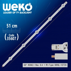 50 row2.1 rev 0.4 1 r1-type 6916l-1273a - 51 cm 5 ledli - (wk-507)