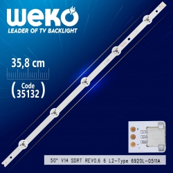 50 v14 sdrt rev0.6 6 l2-type 6920l-0511a - 51 cm 5 ledli - (wk-398)