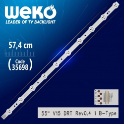 55 v15 drt rev0.4 1 b-type - 57.4 cm 10 ledli - (wk-1174)