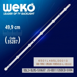 6501l495l00010 - 08-55c-3528-495x10-l-0111c - 49.9 cm 6 ledli - (wk-919)