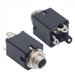 6.3 mm stereo dik gitar jack şase  (ic-261g-1)