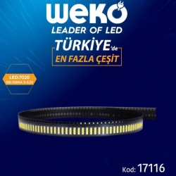 7020 120-150 MA 3-3.2V Tv Led Bar Ledleri