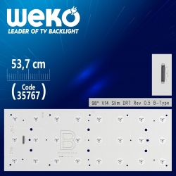 98 v14 slim drt rev 0.5 b-type - 53.7 cm 24 ledli - (wk-1235)