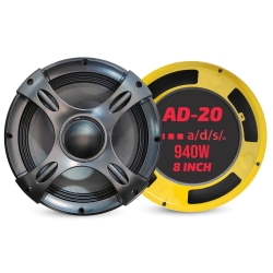 Ads ad-20 oto midrange 20cm 940 watt kapaklı 2 adet