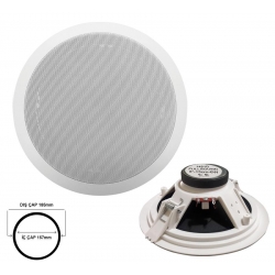 Alçipan tavan hoparlör 13cm 10w beyaz k-1421d