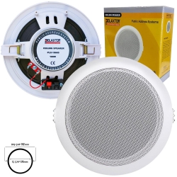 Alçipan tavan hoparlör 16cm 100w beyaz polaxtor