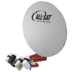 Allsat w-90 multifocus fiber çoklu çanak anten 90cm