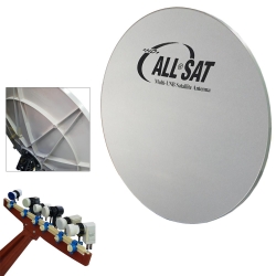 Allsat w-90 multifocus fiber çoklu çanak anten 90cm