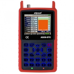 Alpsat as06-stc satfinder 6 hd slim görüntülü uydu bulucu + kamera test cihazi
